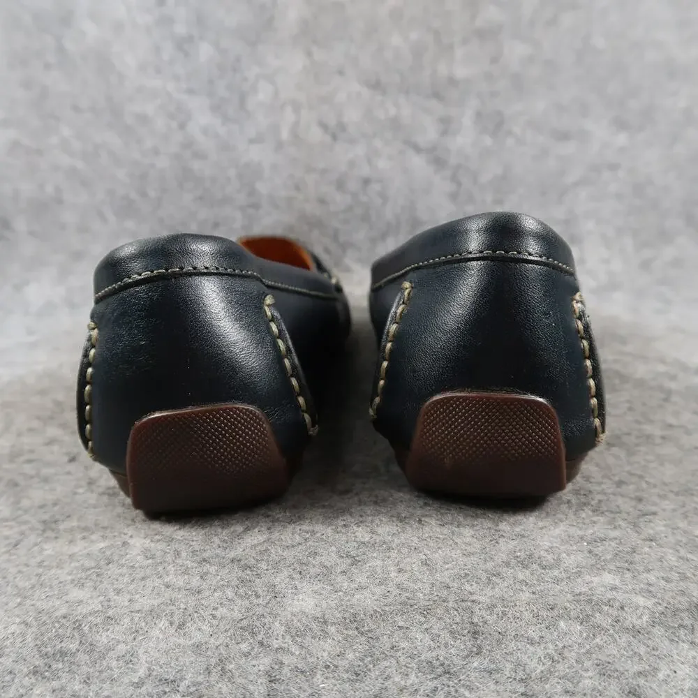 LL Bean Shoes Womens 7.5 Loafer Moccasin Slip On Leather Comfort Casual Classic